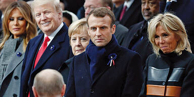 Trump Putin Merkel Macron