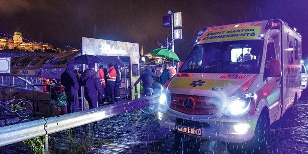 Donau Bootsunglück Budapest Schiff Unfall