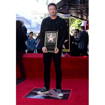 David Duchovny bekommt Stern am Walk of Fame