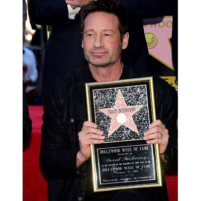 David Duchovny bekommt Stern am Walk of Fame