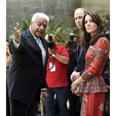 Herzogin Kate & Prinz William in Indien