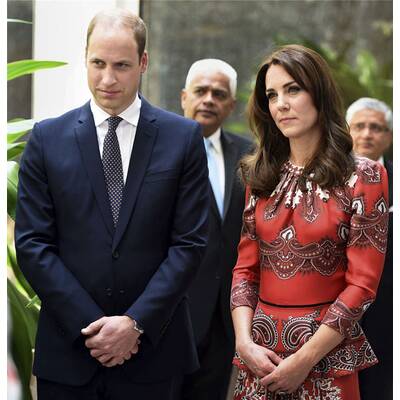 Herzogin Kate & Prinz William in Indien