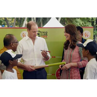 Herzogin Kate & Prinz William in Indien