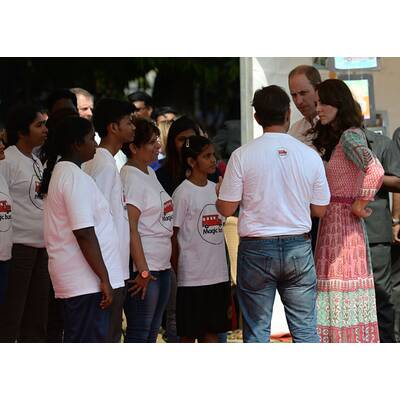 Herzogin Kate & Prinz William in Indien