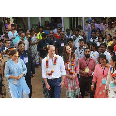 Herzogin Kate & Prinz William in Indien