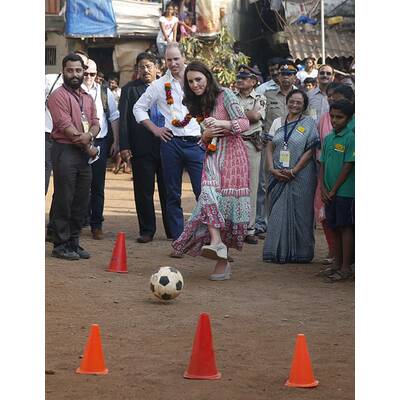 Herzogin Kate & Prinz William in Indien