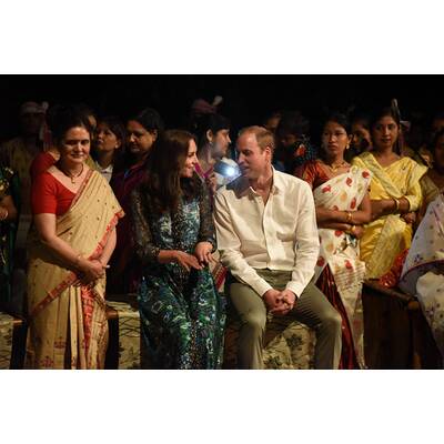 Herzogin Kate & Prinz William in Indien