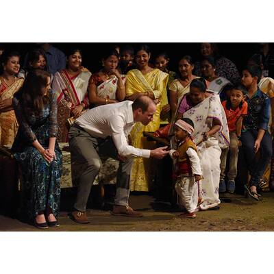 Herzogin Kate & Prinz William in Indien