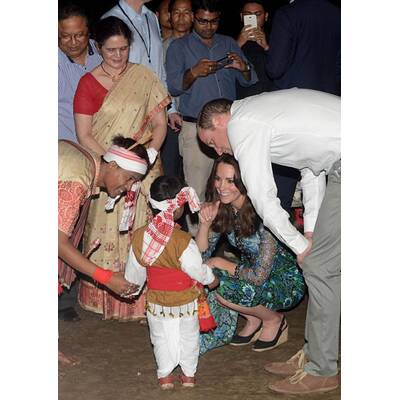 Herzogin Kate & Prinz William in Indien