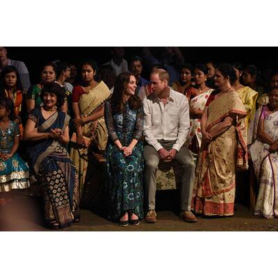 Herzogin Kate & Prinz William in Indien