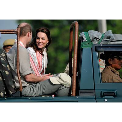 Herzogin Kate & Prinz William in Indien