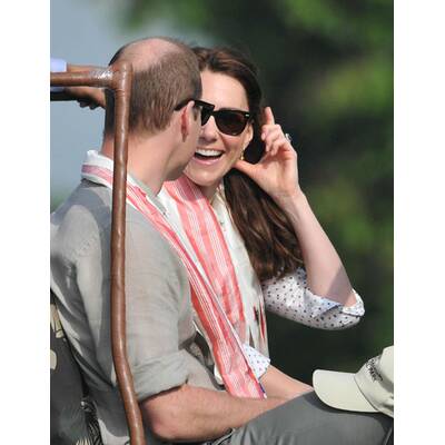 Herzogin Kate & Prinz William in Indien