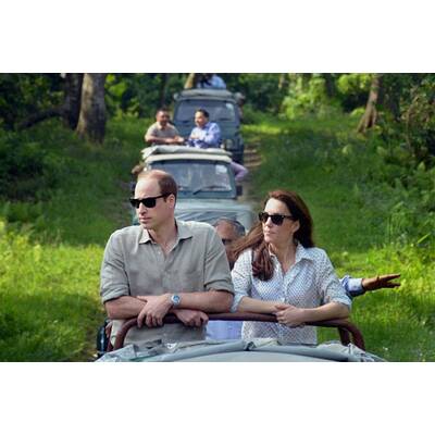 Herzogin Kate & Prinz William in Indien