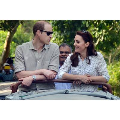 Herzogin Kate & Prinz William in Indien