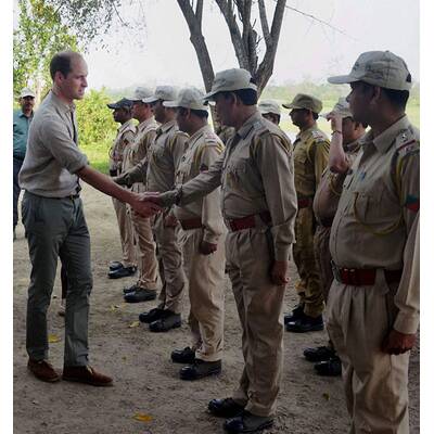 Herzogin Kate & Prinz William in Indien