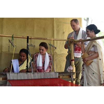 Herzogin Kate & Prinz William in Indien