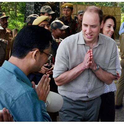 Herzogin Kate & Prinz William in Indien