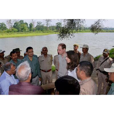 Herzogin Kate & Prinz William in Indien