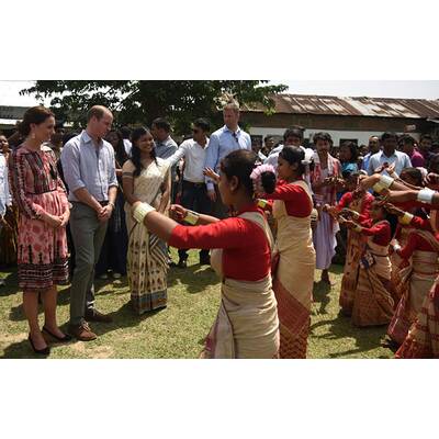Herzogin Kate & Prinz William in Indien