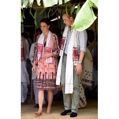 Herzogin Kate & Prinz William in Indien