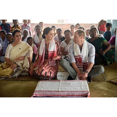 Herzogin Kate & Prinz William in Indien
