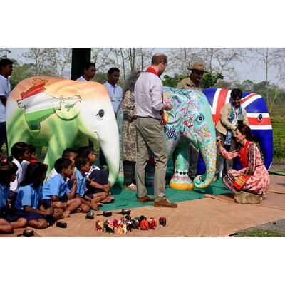 Herzogin Kate & Prinz William in Indien