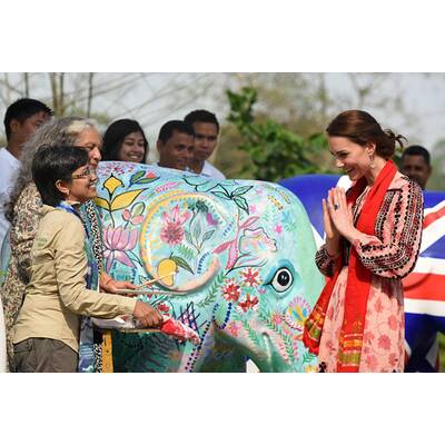 Herzogin Kate & Prinz William in Indien