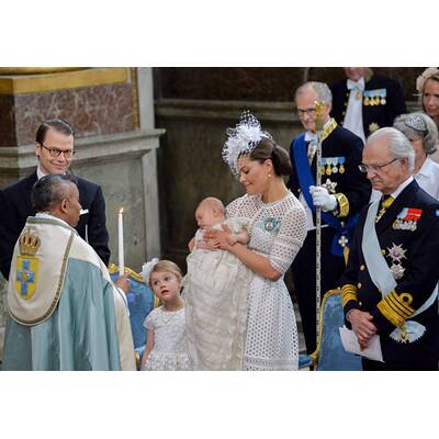 Prinz Oscar von Schweden wurde getauft