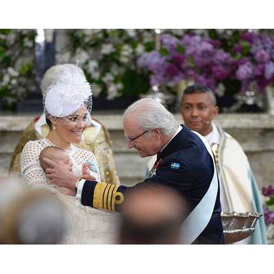 Prinz Oscar von Schweden wurde getauft