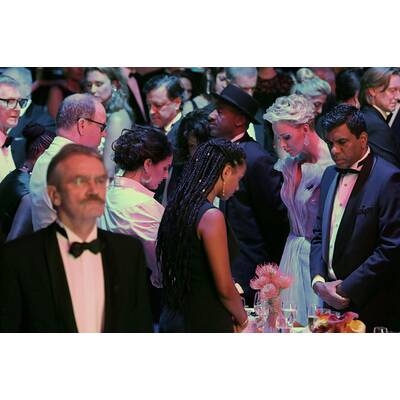 Fürst Albert & Fürstin Charlène am Rotkreuzball