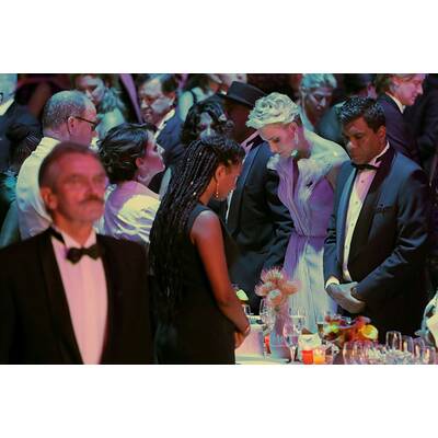 Fürst Albert & Fürstin Charlène am Rotkreuzball