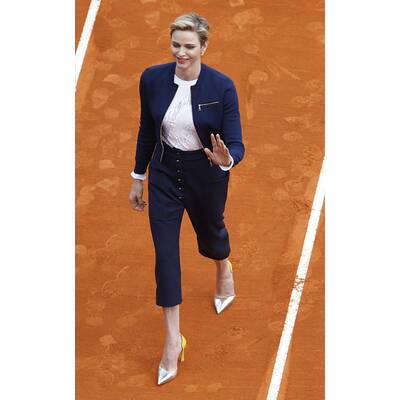 Fürstin Charlène & Albert turteln bei Tennisturnier