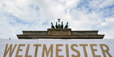 So lief der Mega-Empfang für die WM-Helden