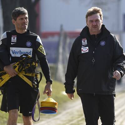 Andreas Ogris: 1. Tag als Austria-Coach