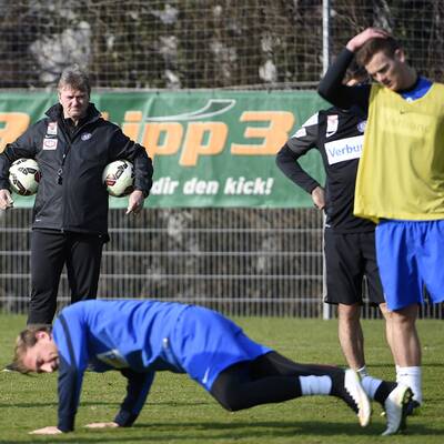 Andreas Ogris: 1. Tag als Austria-Coach