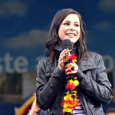 Lena wird in Hannover empfangen