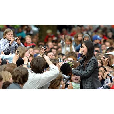 Lena wird in Hannover empfangen