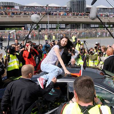 Lena wird in Hannover empfangen