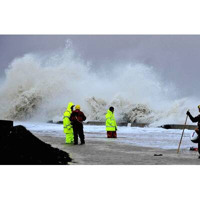 Sturmflut an der Nordsee
