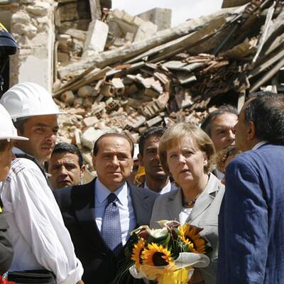 Sichtlich zufriedener Gastgeber