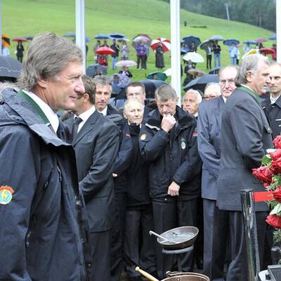 Fotos vom Toni Sailer Begräbnis