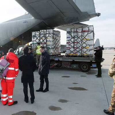 Hilfskräfte in Haiti