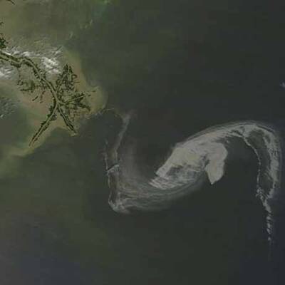 Satellitenbilder des Golfs von Mexiko