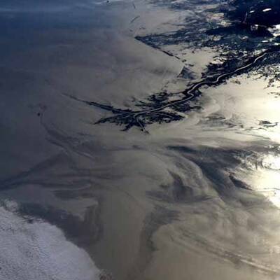 Satellitenbilder des Golfs von Mexiko