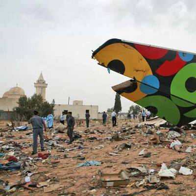 Flugzeugabsturz in Libyen