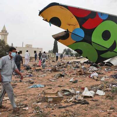 Flugzeugabsturz in Libyen