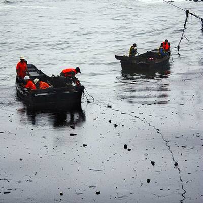 Ölkatastrophe vor China