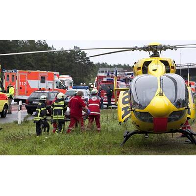 Busunfall nahe Berlin