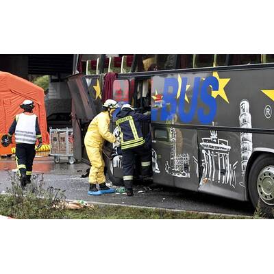 Busunfall nahe Berlin