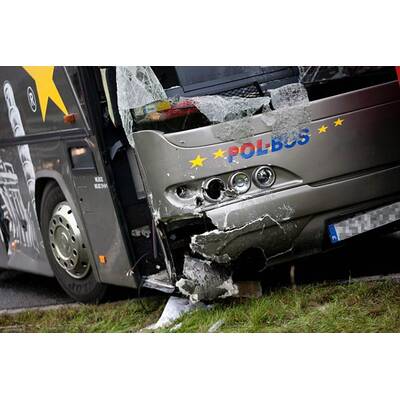 Busunfall nahe Berlin